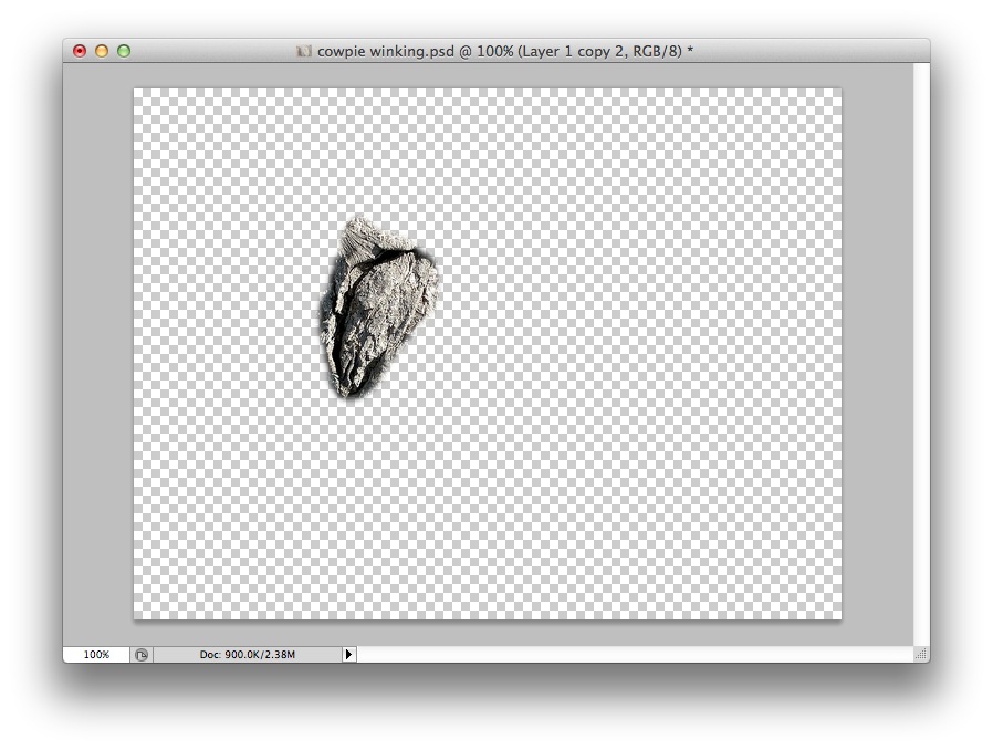Create a copy layer and delete everything but what will animate.