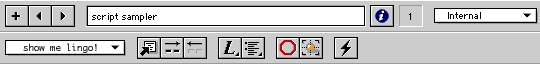top of script window